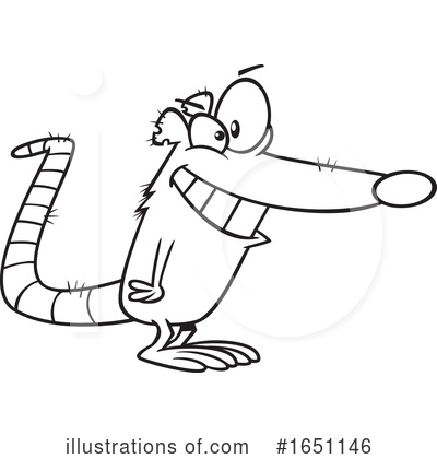 Royalty-Free (RF) Rat Clipart Illustration by toonaday - Stock Sample #1651146
