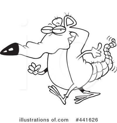 Royalty-Free (RF) Rat Clipart Illustration by toonaday - Stock Sample #441626