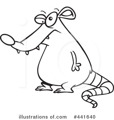 Royalty-Free (RF) Rat Clipart Illustration by toonaday - Stock Sample #441640