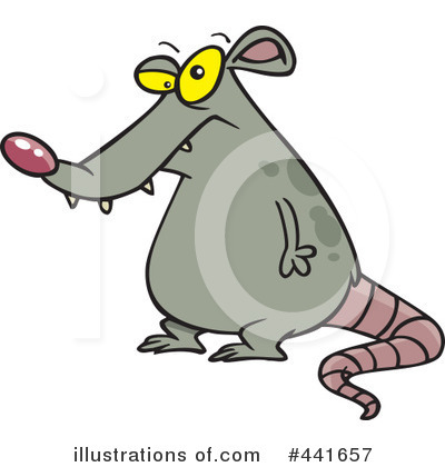Royalty-Free (RF) Rat Clipart Illustration by toonaday - Stock Sample #441657
