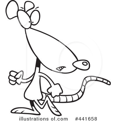 Royalty-Free (RF) Rat Clipart Illustration by toonaday - Stock Sample #441658