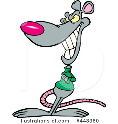 Royalty-Free (RF) Rat Clipart Illustration by toonaday - Stock Sample #443380