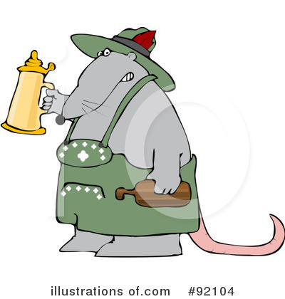 Royalty-Free (RF) Rat Clipart Illustration by djart - Stock Sample #92104