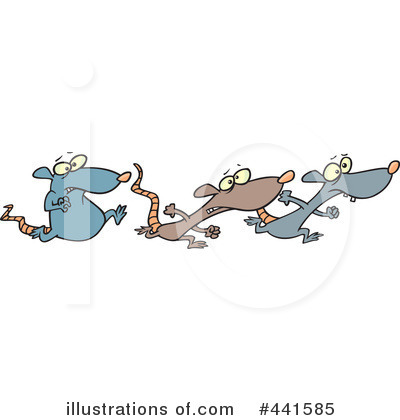 Royalty-Free (RF) Rats Clipart Illustration by toonaday - Stock Sample #441585