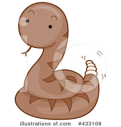 Royalty-Free (RF) Rattlesnake Clipart Illustration by BNP Design Studio - Stock Sample #433108
