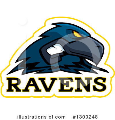 Royalty-Free (RF) Raven Clipart Illustration by Cory Thoman - Stock Sample #1300248
