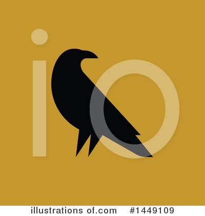 Royalty-Free (RF) Raven Clipart Illustration by elena - Stock Sample #1449109