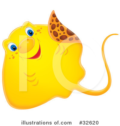 Ray Fish Clipart #32620 by Alex Bannykh