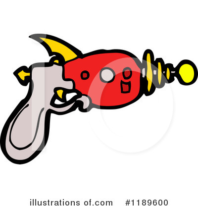 Royalty-Free (RF) Ray Gun Clipart Illustration by lineartestpilot - Stock Sample #1189600