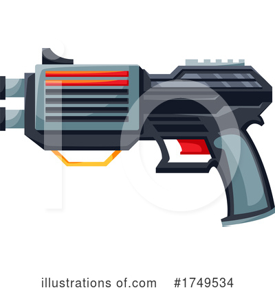 Royalty-Free (RF) Ray Gun Clipart Illustration by Vector Tradition SM - Stock Sample #1749534