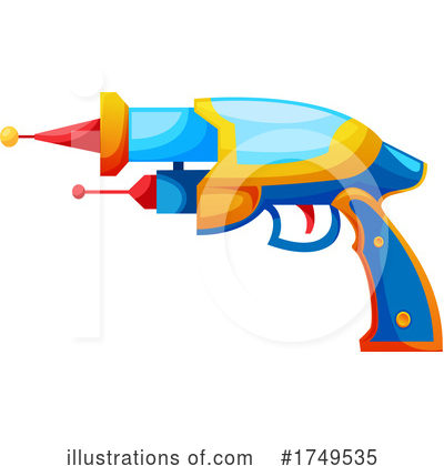 Royalty-Free (RF) Ray Gun Clipart Illustration by Vector Tradition SM - Stock Sample #1749535