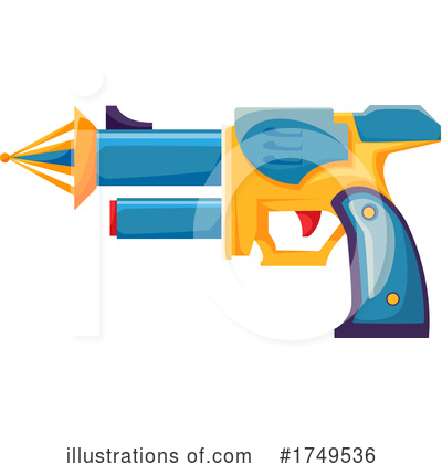 Royalty-Free (RF) Ray Gun Clipart Illustration by Vector Tradition SM - Stock Sample #1749536