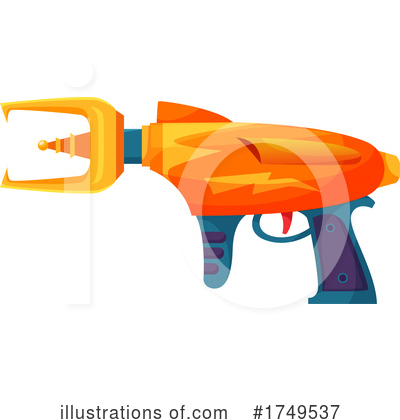 Royalty-Free (RF) Ray Gun Clipart Illustration by Vector Tradition SM - Stock Sample #1749537