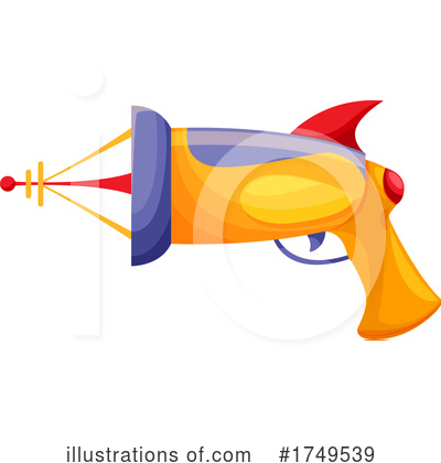 Royalty-Free (RF) Ray Gun Clipart Illustration by Vector Tradition SM - Stock Sample #1749539