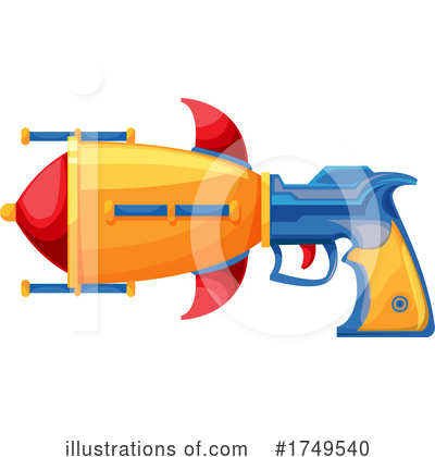 Ray Gun Clipart #1749540 by Vector Tradition SM