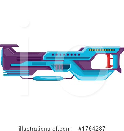 Royalty-Free (RF) Ray Gun Clipart Illustration by Vector Tradition SM - Stock Sample #1764287