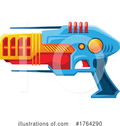 Ray Guns Clipart #1764290 by Vector Tradition SM