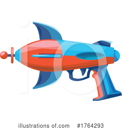 Royalty-Free (RF) Ray Gun Clipart Illustration by Vector Tradition SM - Stock Sample #1764293