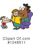 Reading Clipart #1048511 by toonaday