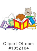 Reading Clipart #1052104 by Alex Bannykh