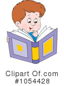 Reading Clipart #1054428 by Alex Bannykh