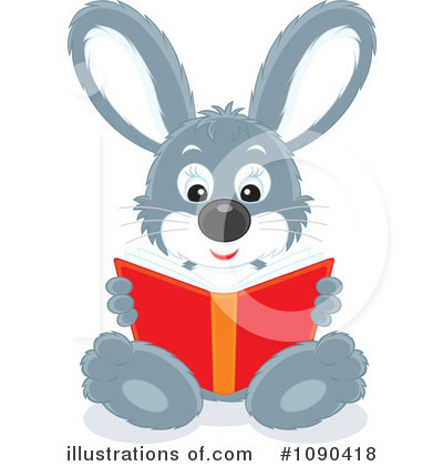 Royalty-Free (RF) Reading Clipart Illustration by Alex Bannykh - Stock Sample #1090418