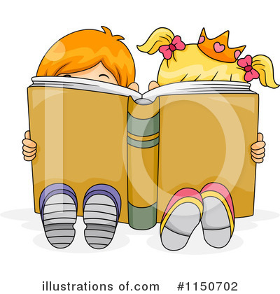 Royalty-Free (RF) Reading Clipart Illustration by BNP Design Studio - Stock Sample #1150702