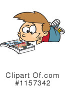 Reading Clipart #1157342 by toonaday