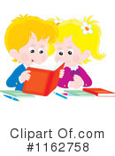 Reading Clipart #1162758 by Alex Bannykh