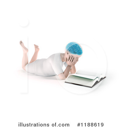 Reading Clipart #1188619 by Mopic