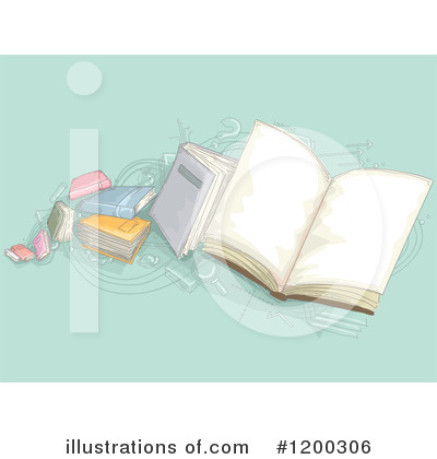 Royalty-Free (RF) Reading Clipart Illustration by BNP Design Studio - Stock Sample #1200306