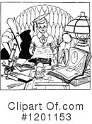Reading Clipart #1201153 by Prawny Vintage