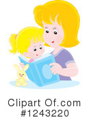 Reading Clipart #1243220 by Alex Bannykh