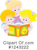 Reading Clipart #1243222 by Alex Bannykh