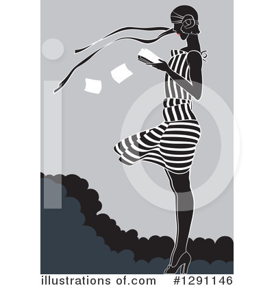 Royalty-Free (RF) Reading Clipart Illustration by pauloribau - Stock Sample #1291146