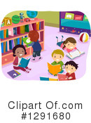 Reading Clipart #1291680 by BNP Design Studio