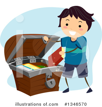 Royalty-Free (RF) Reading Clipart Illustration by BNP Design Studio - Stock Sample #1346570