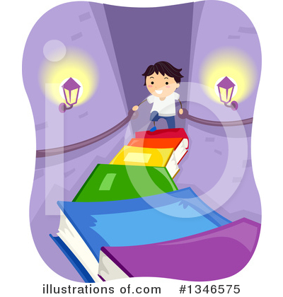 Royalty-Free (RF) Reading Clipart Illustration by BNP Design Studio - Stock Sample #1346575