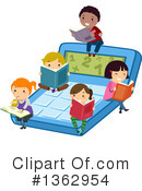 Reading Clipart #1362954 by BNP Design Studio