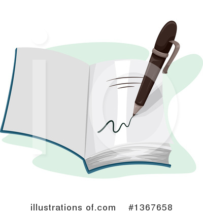 Royalty-Free (RF) Reading Clipart Illustration by BNP Design Studio - Stock Sample #1367658