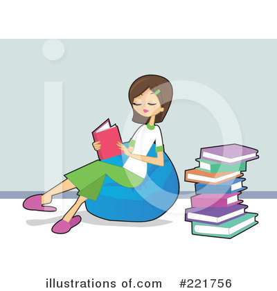 Reading Clipart #221756 by peachidesigns