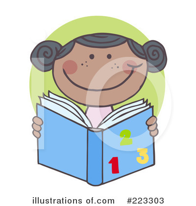 Royalty-Free (RF) Reading Clipart Illustration by Hit Toon - Stock Sample #223303