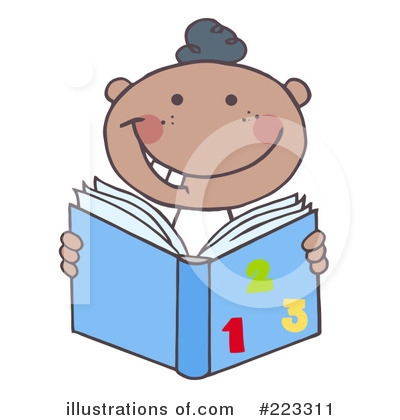 Royalty-Free (RF) Reading Clipart Illustration by Hit Toon - Stock Sample #223311