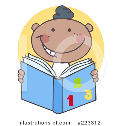 Royalty-Free (RF) Reading Clipart Illustration by Hit Toon - Stock Sample #223312