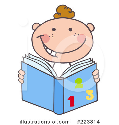 Royalty-Free (RF) Reading Clipart Illustration by Hit Toon - Stock Sample #223314
