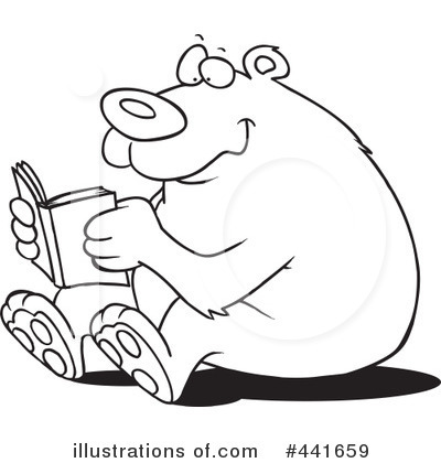 Royalty-Free (RF) Reading Clipart Illustration by toonaday - Stock Sample #441659