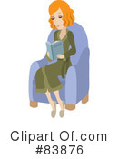 Reading Clipart #83876 by Rosie Piter