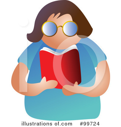 Royalty-Free (RF) Reading Clipart Illustration by Prawny - Stock Sample #99724
