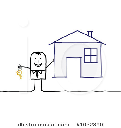 Royalty-Free (RF) Real Estate Clipart Illustration by NL shop - Stock Sample #1052890