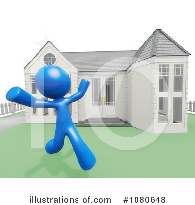 Royalty-Free (RF) Real Estate Clipart Illustration by Leo Blanchette - Stock Sample #1080648